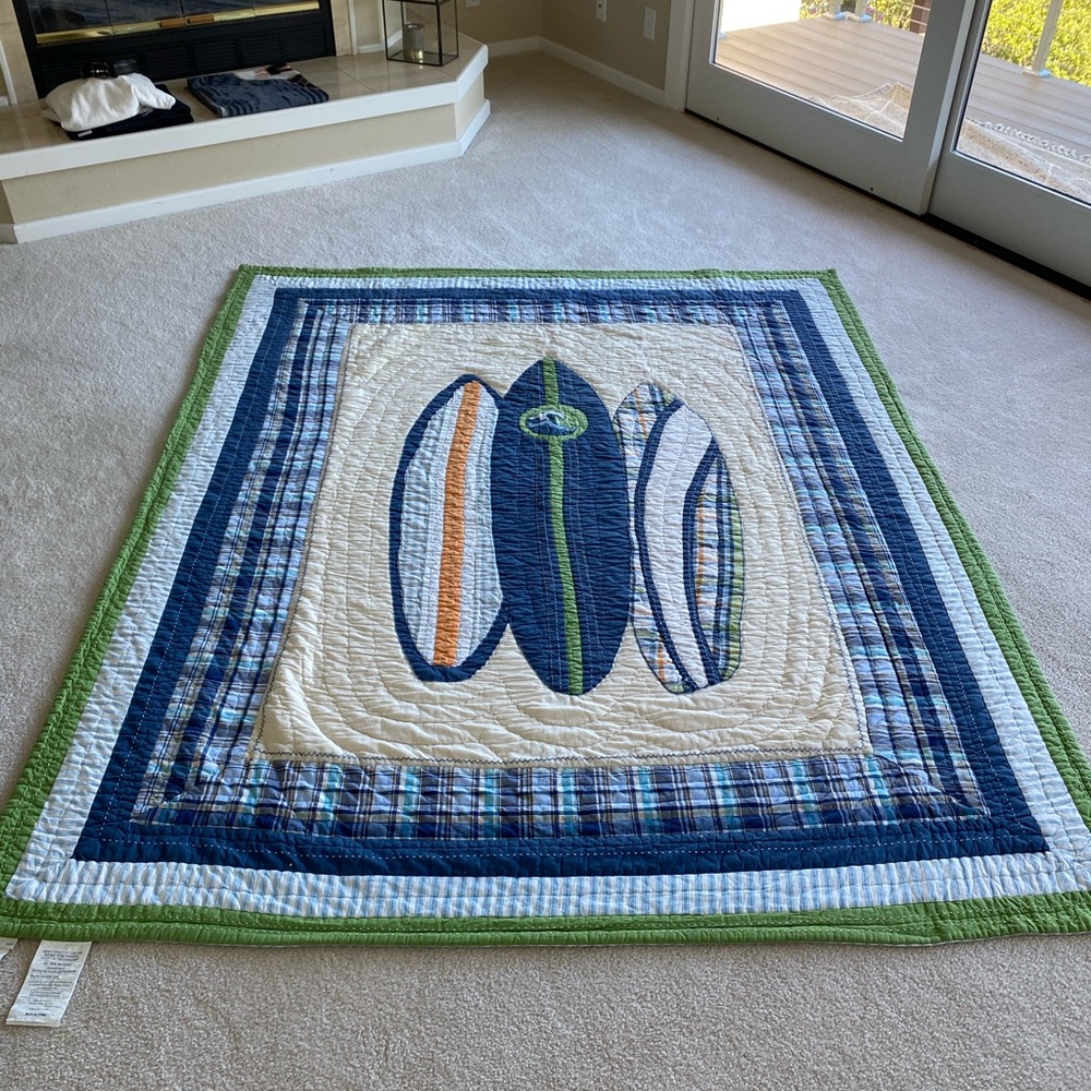 Pottery Barn Kids Surf Quilt (Twin)